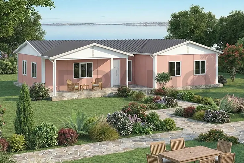 123 m2 Tek Katlı Prefabrik Ev