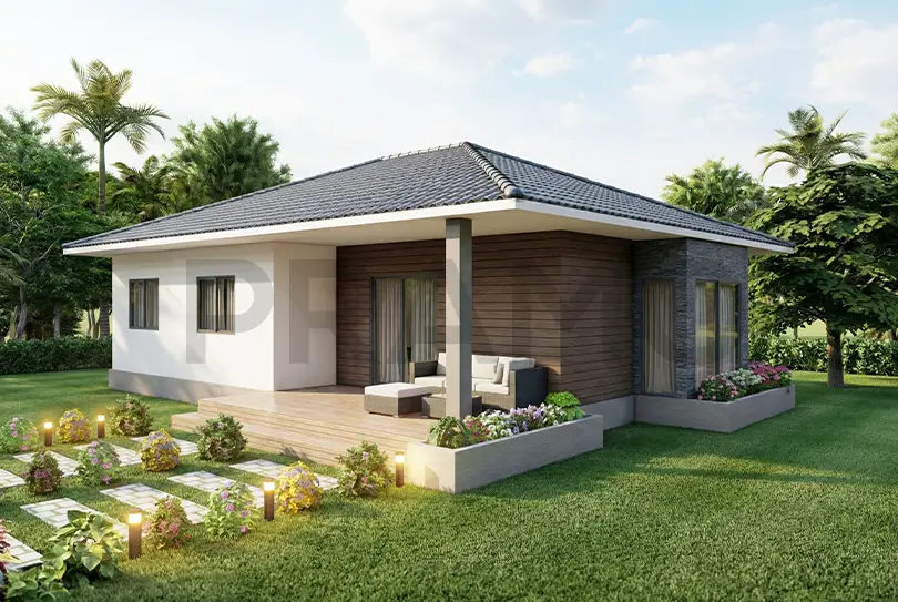 127 m2 Tek Katlı Hafif Çelik Ev