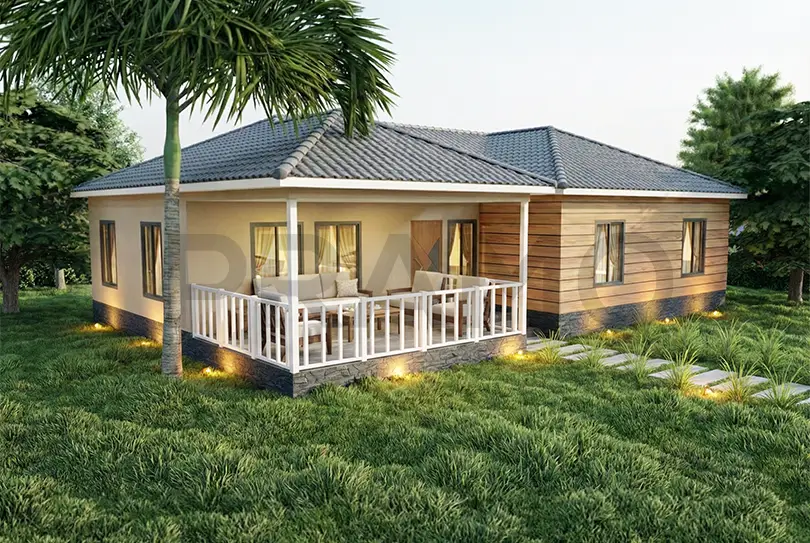 138 m2 Tek Katlı Hafif Çelik Ev