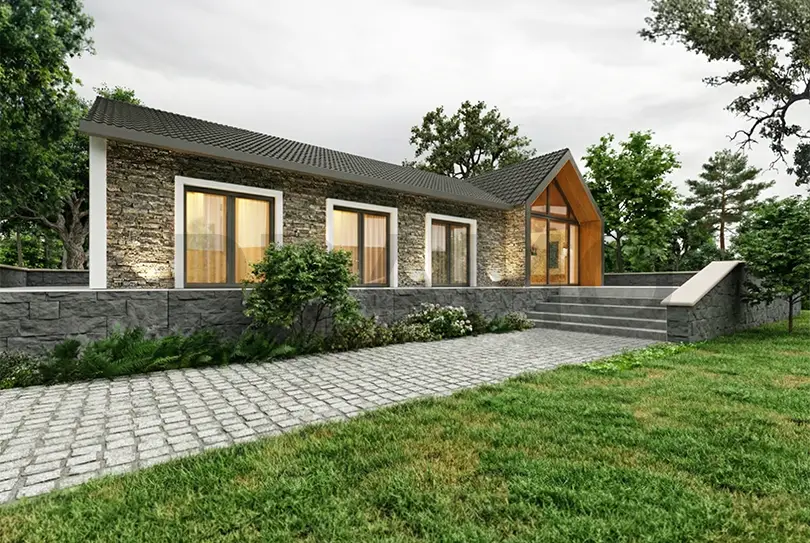 150 m2 Tek Katlı Hafif Çelik Ev