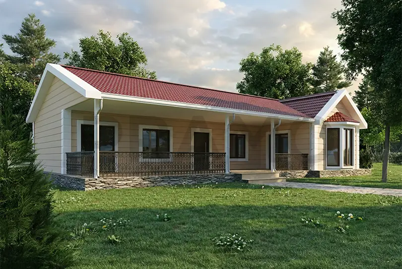 160 m2 Tek Katlı Hafif Çelik Ev