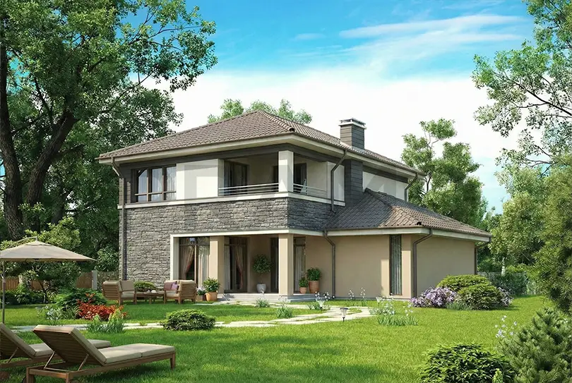 180 m2 İki Katlı Çelik Ev