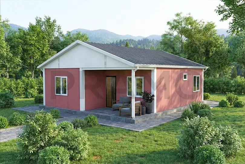 69 m2 Prefabrik Tek Katlı Ev