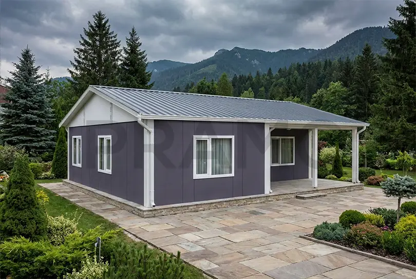 91 m2 Tek Katlı Prefabrik Ev