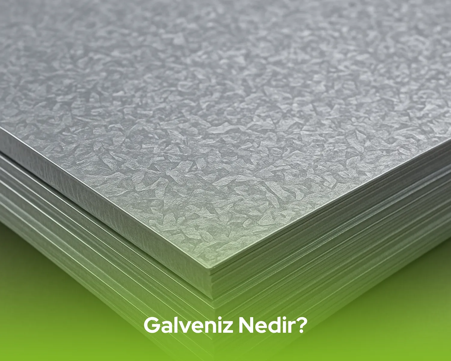 Galvaniz nedir sorusuna yanıt veren galvaniz kaplama uygulaması görseli