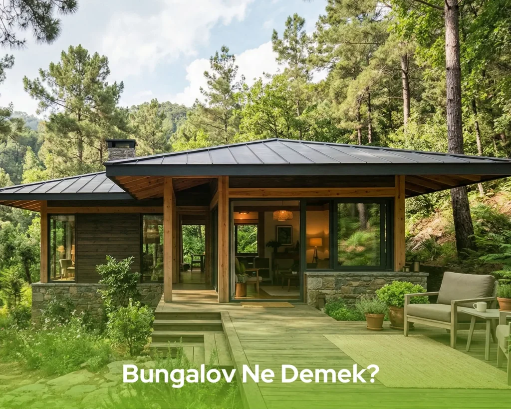 Bungalov ne demek sorusuna yanıt veren modern orman evi tasarımı; Pramo ile hayalinizdeki doğa kaçamağını hemen keşfedin.