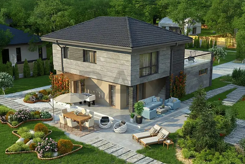250 m2 İki Katlı Çelik Ev