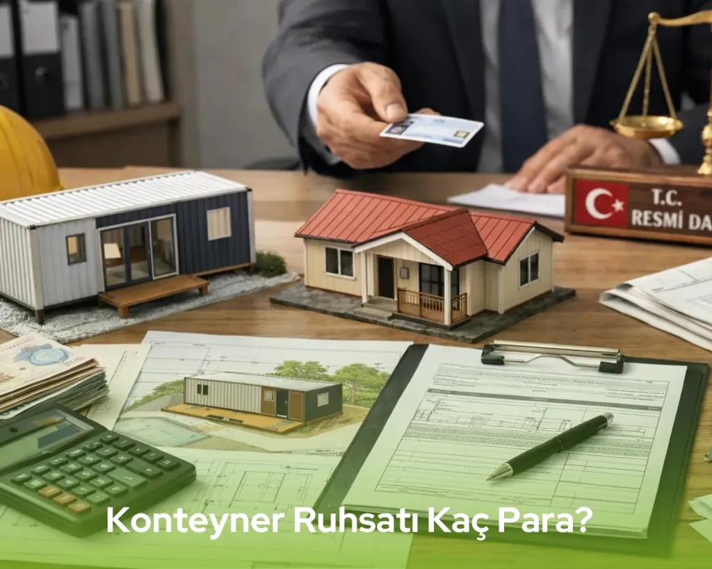 İmarlı arsa üzerine Pramo konteyner ev yerleşimi ve iskan alma süreci; size özel maliyet teklifi almak için bizimle iletişime geçin.