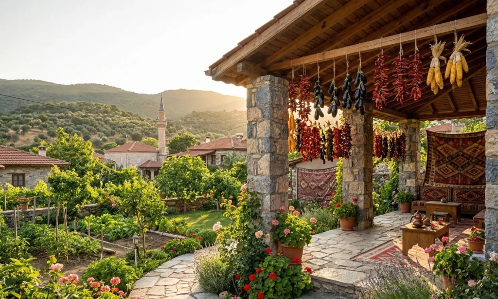 Modern çelik konstrüksiyon köy evi veranda modelleri ve geniş cam detayları; Pramo projelerini incelemek için tıklayın.